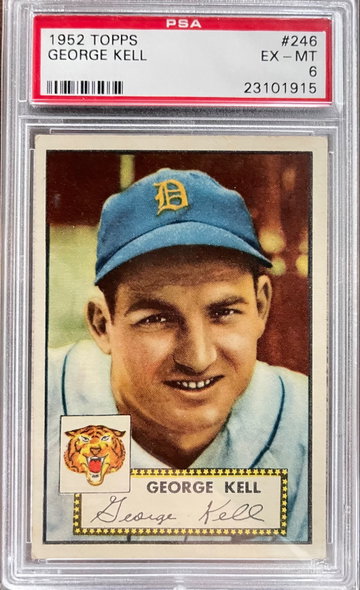 1952 Topps #246 George Kell PSA 6