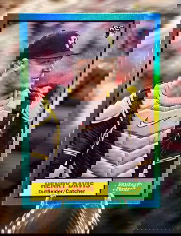 2024 Topps Archives HENRY DAVIS RC #/99 GREEN FOIL Pittsburgh Pirates Rookie