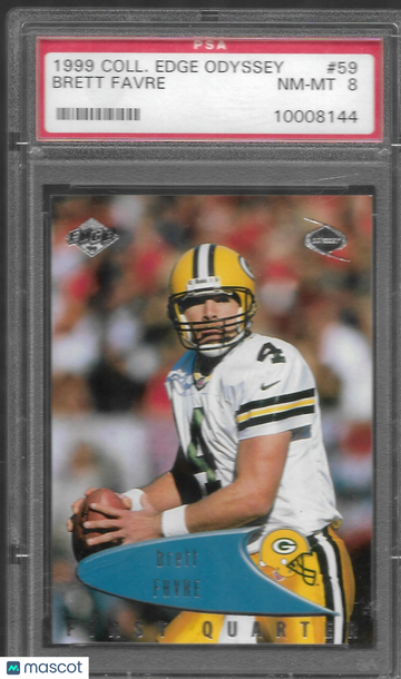 1999 Collector's Edge Odyssey Brett Favre #59 PSA 8
