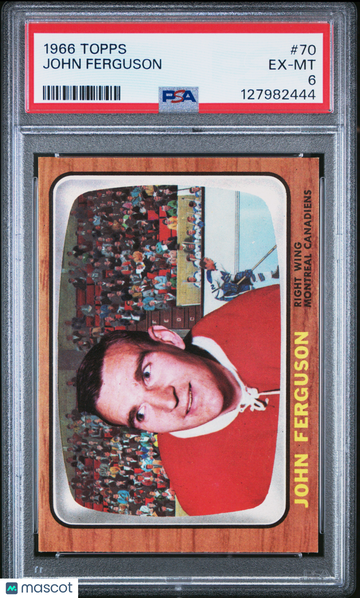 1966 Topps John Ferguson #70 PSA 6