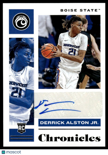 2021 Panini Chronicles Draft Picks Derrick Alston Jr. #CR-DAJ Chronicles Rookie Signatures AU