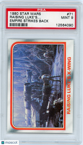 1980 Star Wars Empire Strikes Back Raising Luke's.. . #71 PSA 9