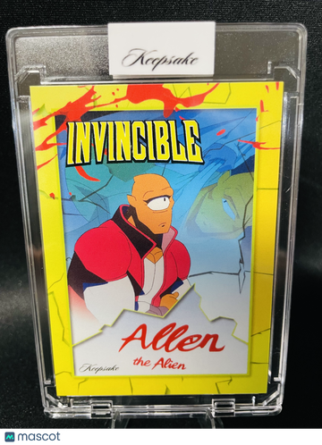 2026 Keepsake Invincible Allen the Alien #/100 Character Signagraph Card #11