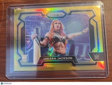 2024 Panini Prizm WWE Jakara Jackson Jaida Parker #12 Gold Limited Edition Short Print Parallel/Variety Rookie Exclusive