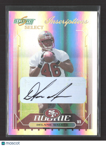 2006 Score Select Inscriptions Delanie Walker #426