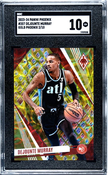 2023 Phoenix #207 Dejounte Murray Gold Phoenix /10 SGC 10