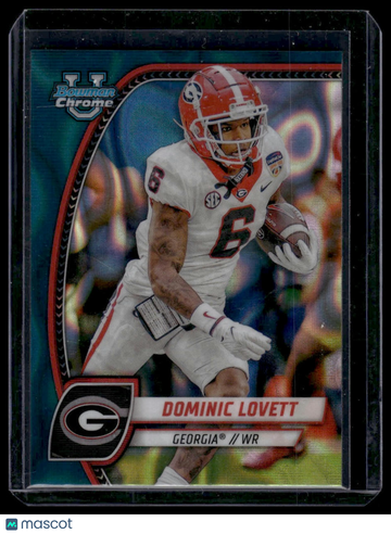 2024 Bowman University Chrome Dominic Lovett #64 Pink Lava Refractor