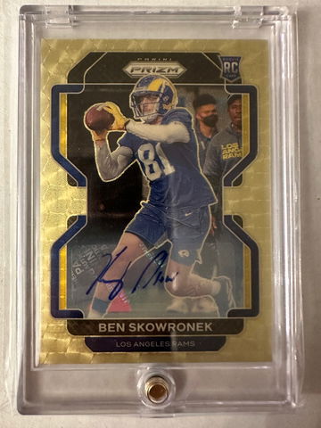 2021 Prizm Ben Skowronek Gold Vinyl Auto 4/5