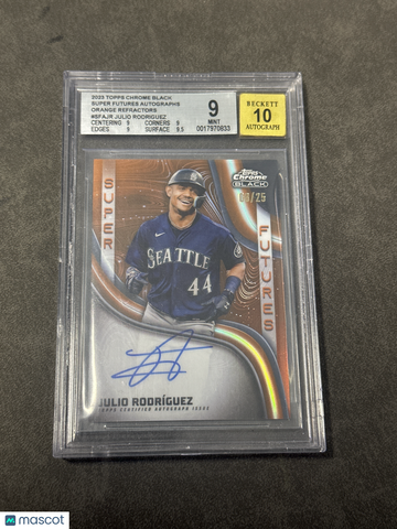 2023 Julio Rodriguez #SFAJR BGS 9 Auto 10