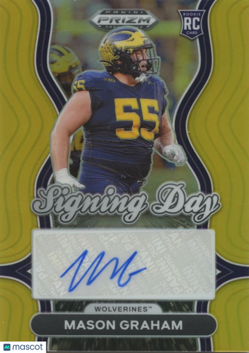 2025 Panini Prizm Draft Picks Mason Graham Rookie 10 Panini Authentic