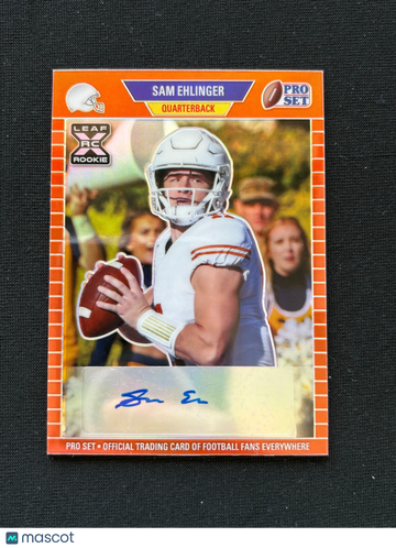 2021 Pro Set Sam Ehlinger Orange