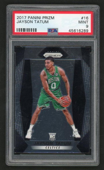 2017 Panini Prizm Jayson Tatum #16 PSA 9