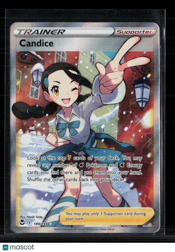Pokemon 2022 Silver Tempest Candice FA #189/195