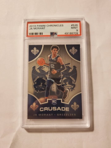 Ja Morant 2019 Chronicles Crusade #526 PSA 9 