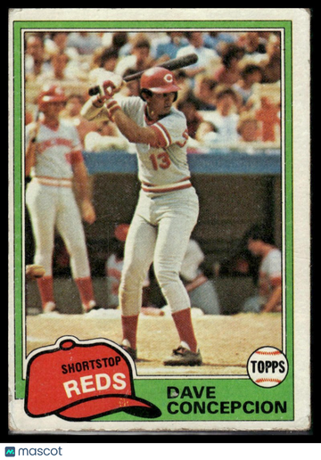 1981 Topps Dave Concepcion #375