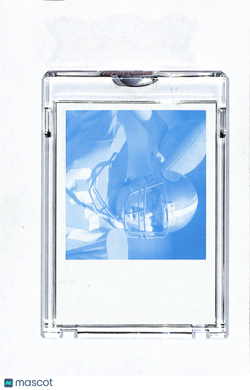 2011 Topps Football Cyan Printing Plate Tom Brady #1 Printing Plate
