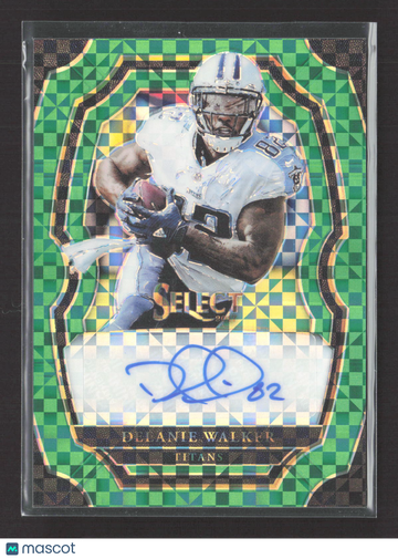 2018 Panini Select Prizm Delanie Walker #SP-DW Green Checkerboard /5