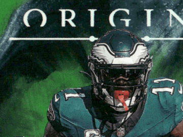 2024 Panini Origins Football A.J. Brown #41 Green Parallel /10