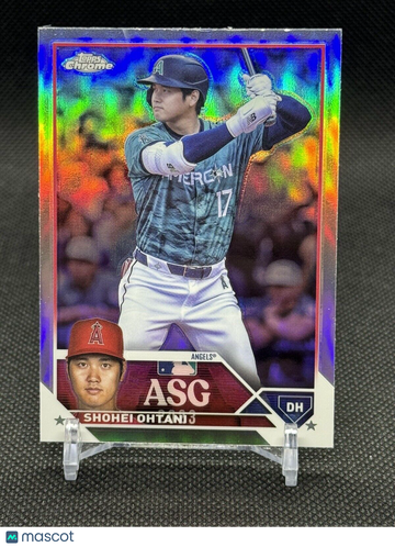 2023 Topps Chrome Update Refractor Shohei Ohtani ASGC-6 Los Angeles Angels Baseball Card
