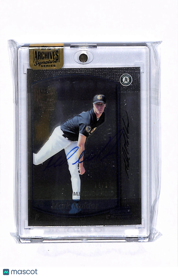 2000 Bowman Chrome Mark Mulder #BDP1 Black Refractor