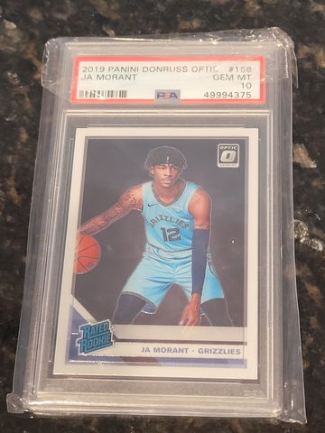 2019 Optic Rated Rookie Ja Morant PSA 10 GEM MT!!