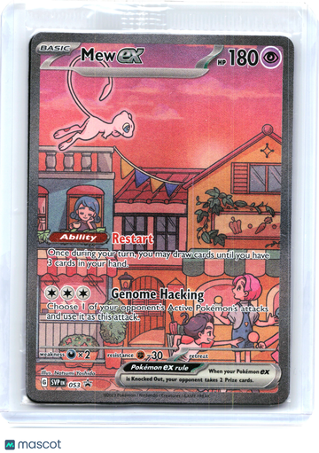 Scarlet & Violet Promo Cards Mew ex Holo Black Star Promo (Sealed) #053