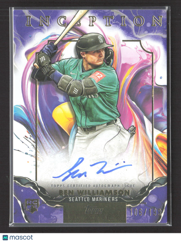 2025 Topps Inception Ben Williamson #RESA-BW /199 RC