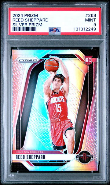 2024 Panini Prizm Silver Prizm Reed Sheppard #268 PSA 9