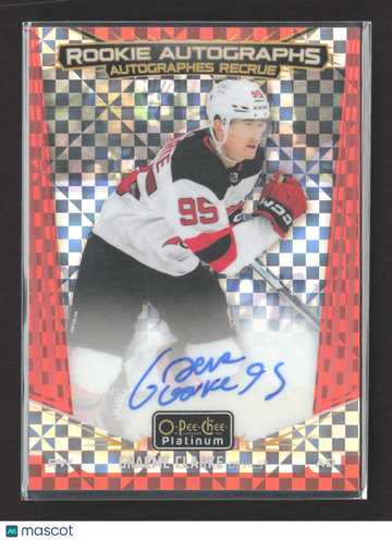 2025 O-Pee-Chee Platinum Graeme Clarke #R-GC Orange Checkers /15
