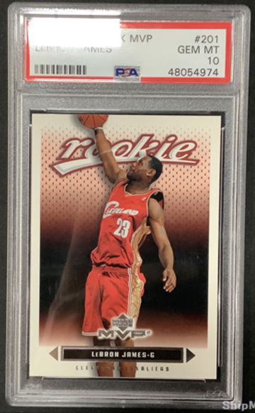 2003 Upper Deck MVP Lebron James RC #201 PSA 10 💎  💎 