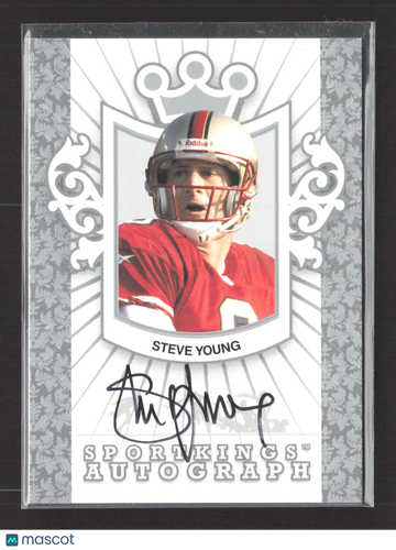 2007 SportKings Series A Steve Young #A-SY Silver Version