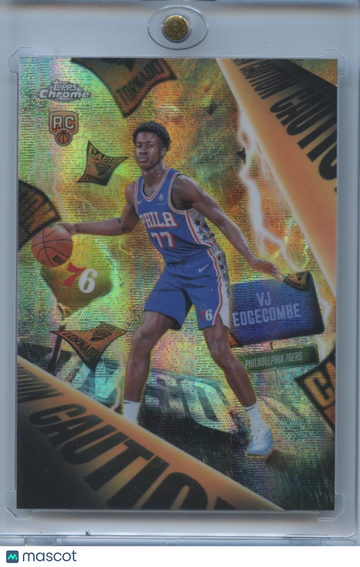 2025-26 Topps Chrome VJ Edgecombe #AD-3 Chrome Rookie Topps