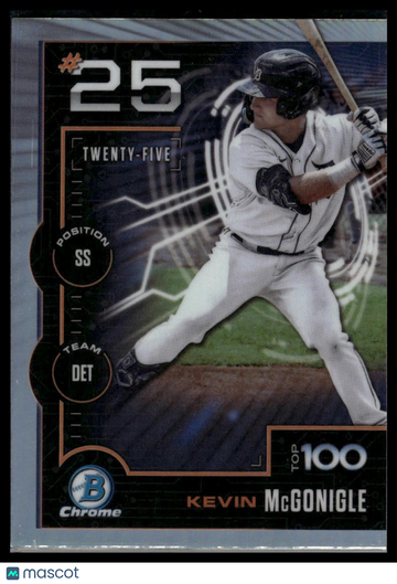 2025 Bowman Kevin McGonigle #BTP-25 Bowman Scouts Top 100