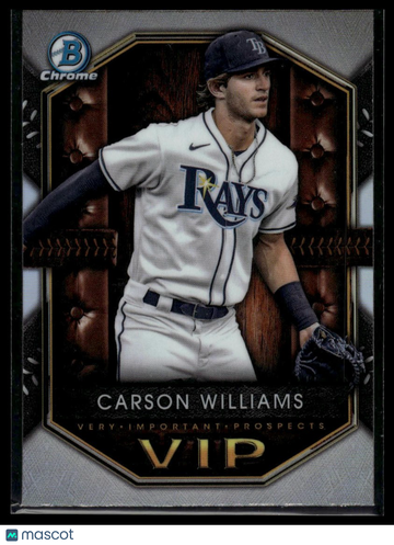 2025 Bowman Carson Williams #VIP-1 Very Important Prospects Mojo Refractor