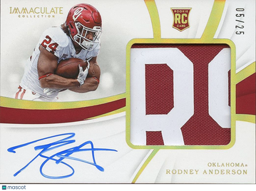 2019 Rodney Anderson Patch