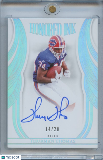2025 Panini Flawless Thurman Thomas 10 Panini Authentic