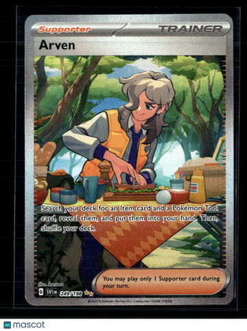 Pokemon 2023 Scarlet & Violet Arven SAR #249/198