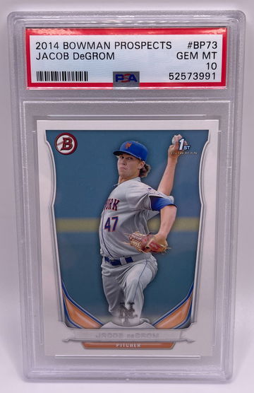 2014 Bowman Prospects Jacob DeGrom PSA10