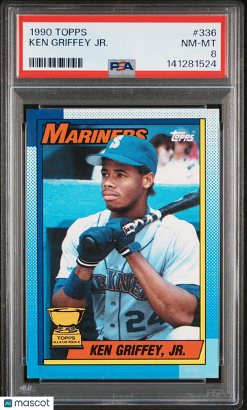 1990 Topps Ken Griffey JR. #336 PSA 8