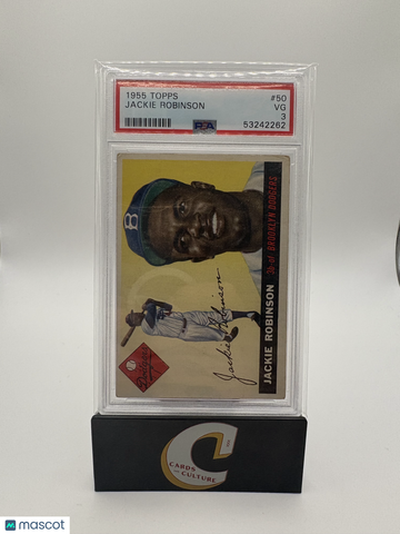 1955 Topps Jackie Robinson #50 PSA 3
