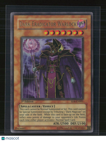 Spellcaster's Judgment Dark Eradicator Warlock Ultra Rare 1st Edition