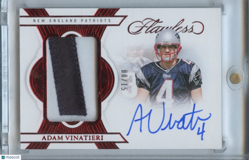 2025 Panini Flawless Adam Vinatieri Patch 10 Panini Authentic