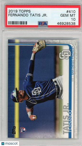 2019 Topps Fernando Tatis JR. #410 PSA 10
