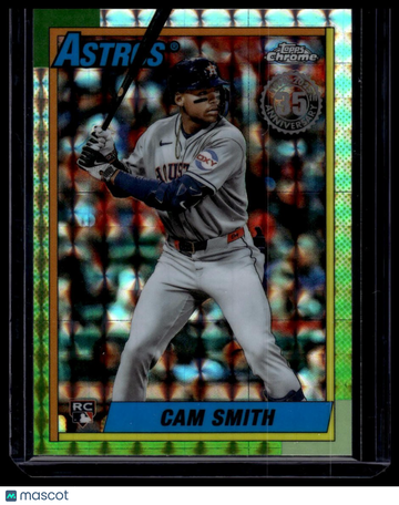 2025 Topps Chrome Update Cam Smith #90CU-15 1990 Topps Chrome Geometric Refractor
