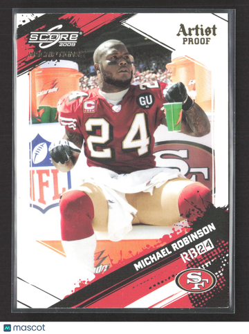 2009 Score Inscriptions Michael Robinson #250 Artist Proof