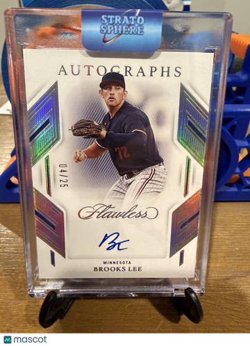 2023 Panini Flawless Brooks Lee #FA-BL Flawless Autographs SN AU