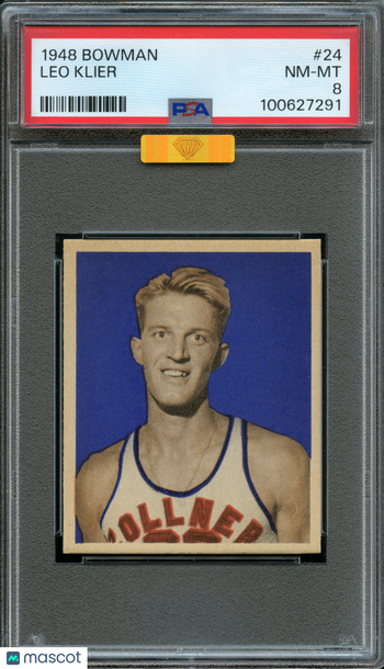 1948 Bowman Leo Klier #24 MBA Gold PSA 8