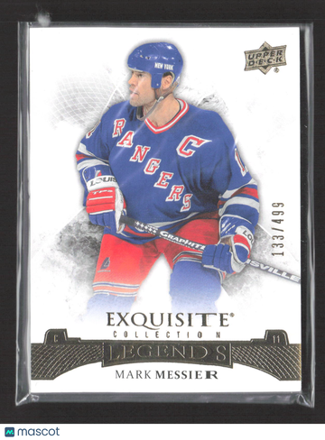 2016 Upper Deck Exquisite Collection Legends Mark Messier #35 /499