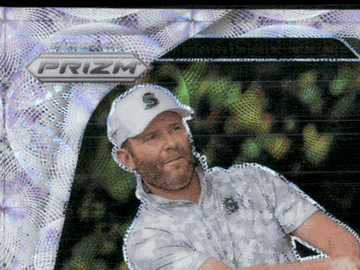2025 Panini Prizm LIV Golf Branden Grace #9 White Sparkle /15