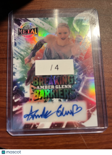 2025 Leaf Amber Glenn Tie-Dye Short Print Rookie Leaf
